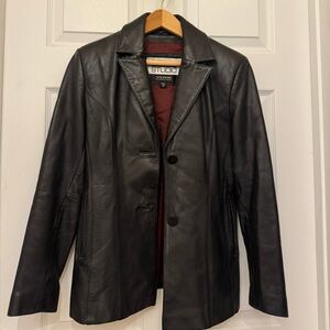 Pelle Studio Wilson’s Leather Experts Women's Black Leather Jacket small